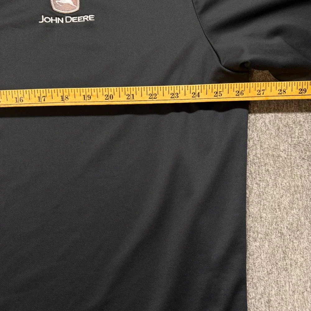 Nike Golf John Deere Dri-FIT 1/4 Zip Pullover Black Mens XXL 354060-010